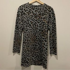 Zara Leopard Sweater Dress